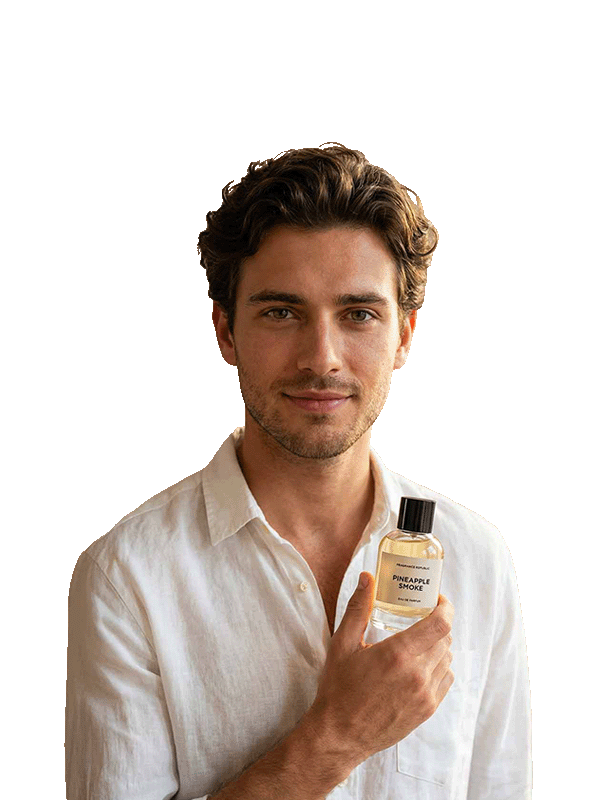 Confident man outdoors, showcasing 99Scents men’s long-lasting, affordable perfumes.